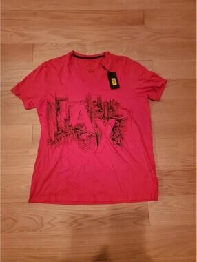 Armani Exchange Red Short Sleeve T-shirt
